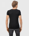Anti Schweiß Shirt color__schwarz+neck__tiefes v-kragen