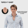 Anti Schweiß Shirt color__schwarz+neck__tiefes v-kragen
