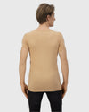 Anti Schweiß Shirt color__hautfarbe+neck__tiefes v-kragen