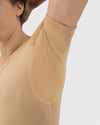Anti Schweiß Shirt color__hautfarbe+neck__tiefes v-kragen